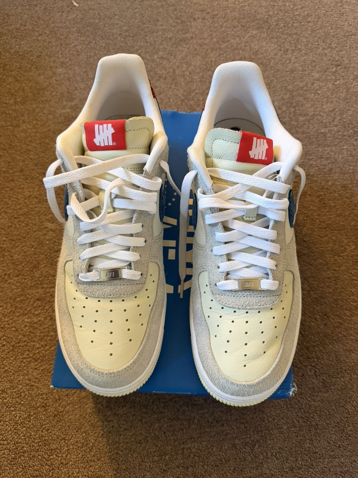 Nike × Undefeated Nike x Undefeated Air Force 1 Low- 5 On It Size US 11 / EU 44 - 8 Thumbnail
