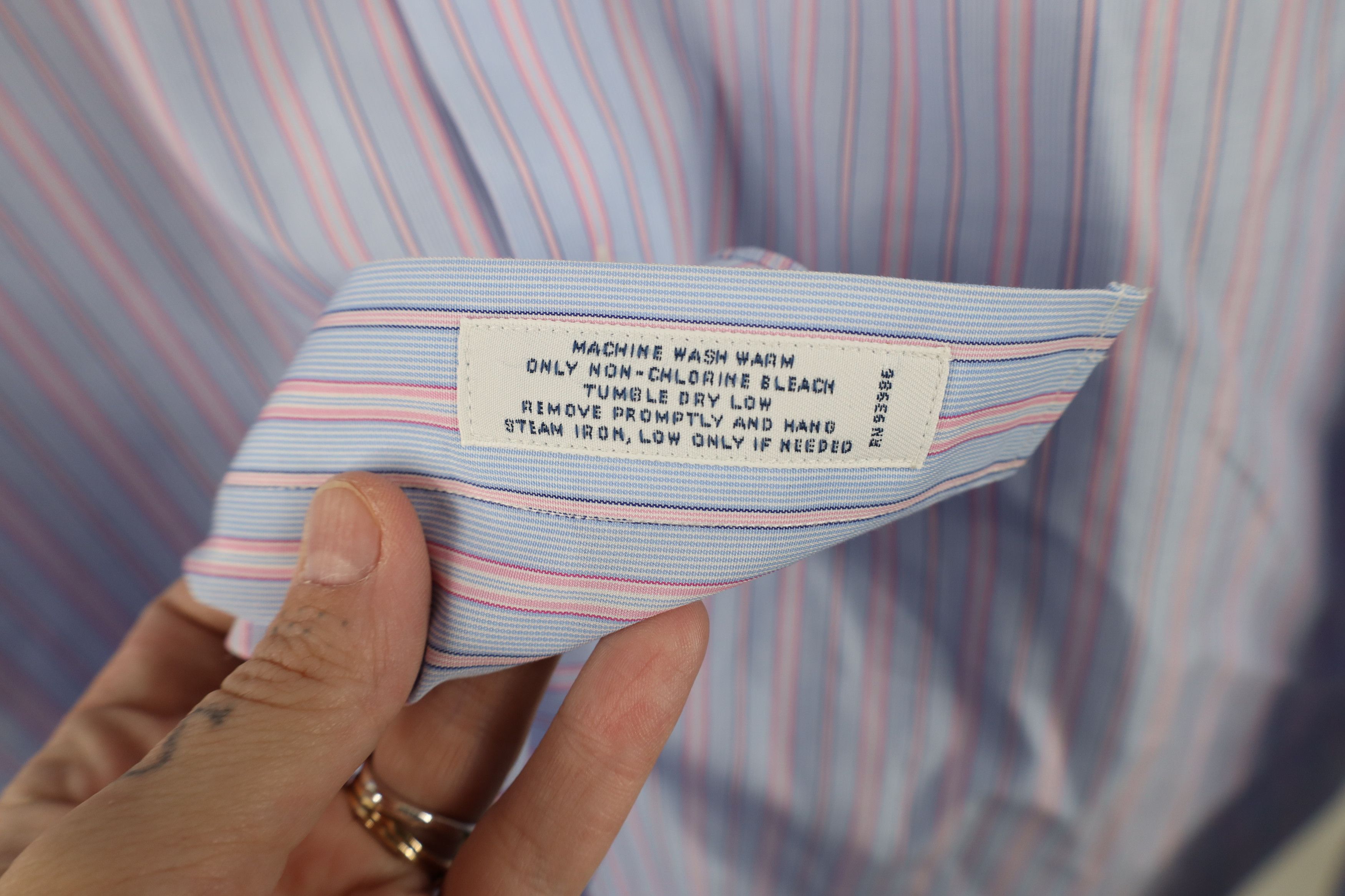 Brooks Brothers Vintage Brooks Brothers Cuff Striped Button Shirt Cotton Size US M / EU 48-50 / 2 - 6 Thumbnail