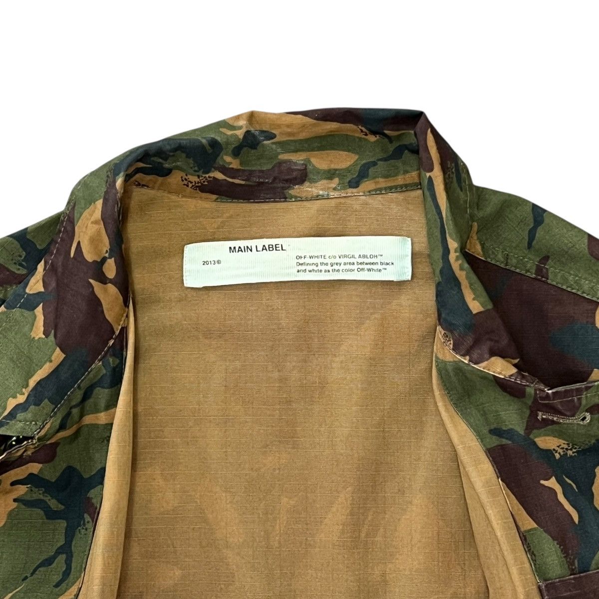 Off-White OFF-WHITE™ 2018SS Patchwork Camo Field Military Jacket Size US M / EU 48-50 / 2 - 7 Thumbnail
