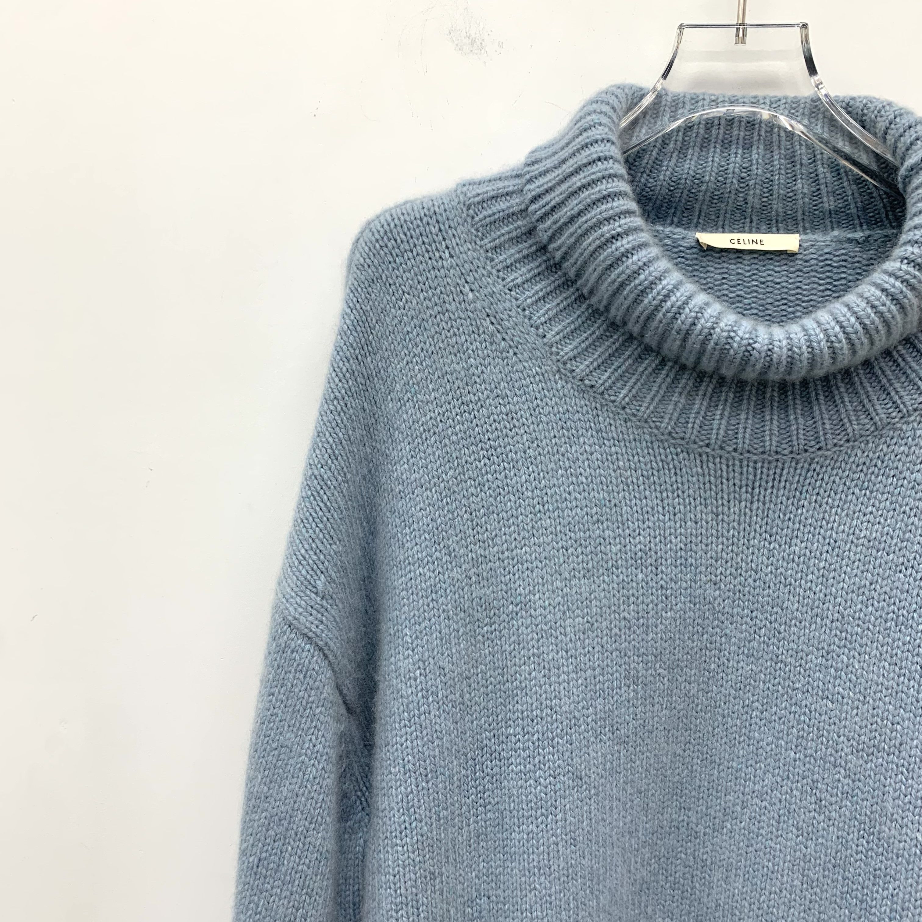 Celine Celine Cashmere Turtleneck Sweater Blue (XS) Size XS / US 0-2 / IT 36-38 - 3 Thumbnail