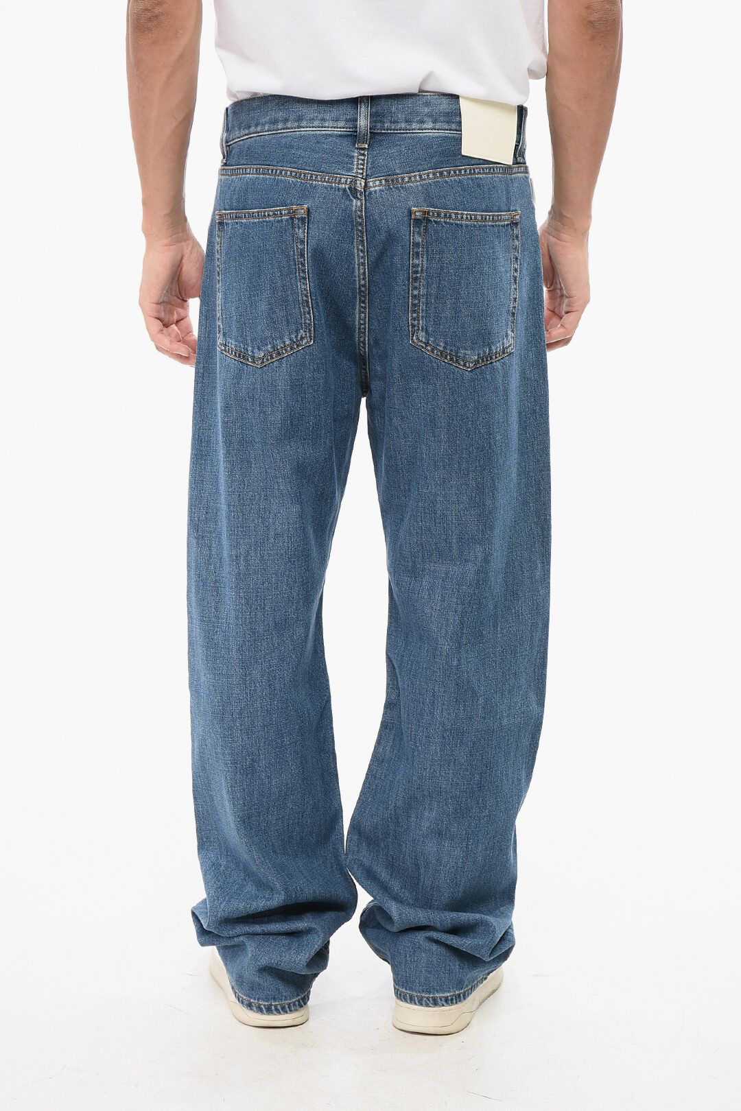 Valentino og1mm0925 Straight Leg Jeans in Blue Size US 32 / EU 48 - 2 Thumbnail