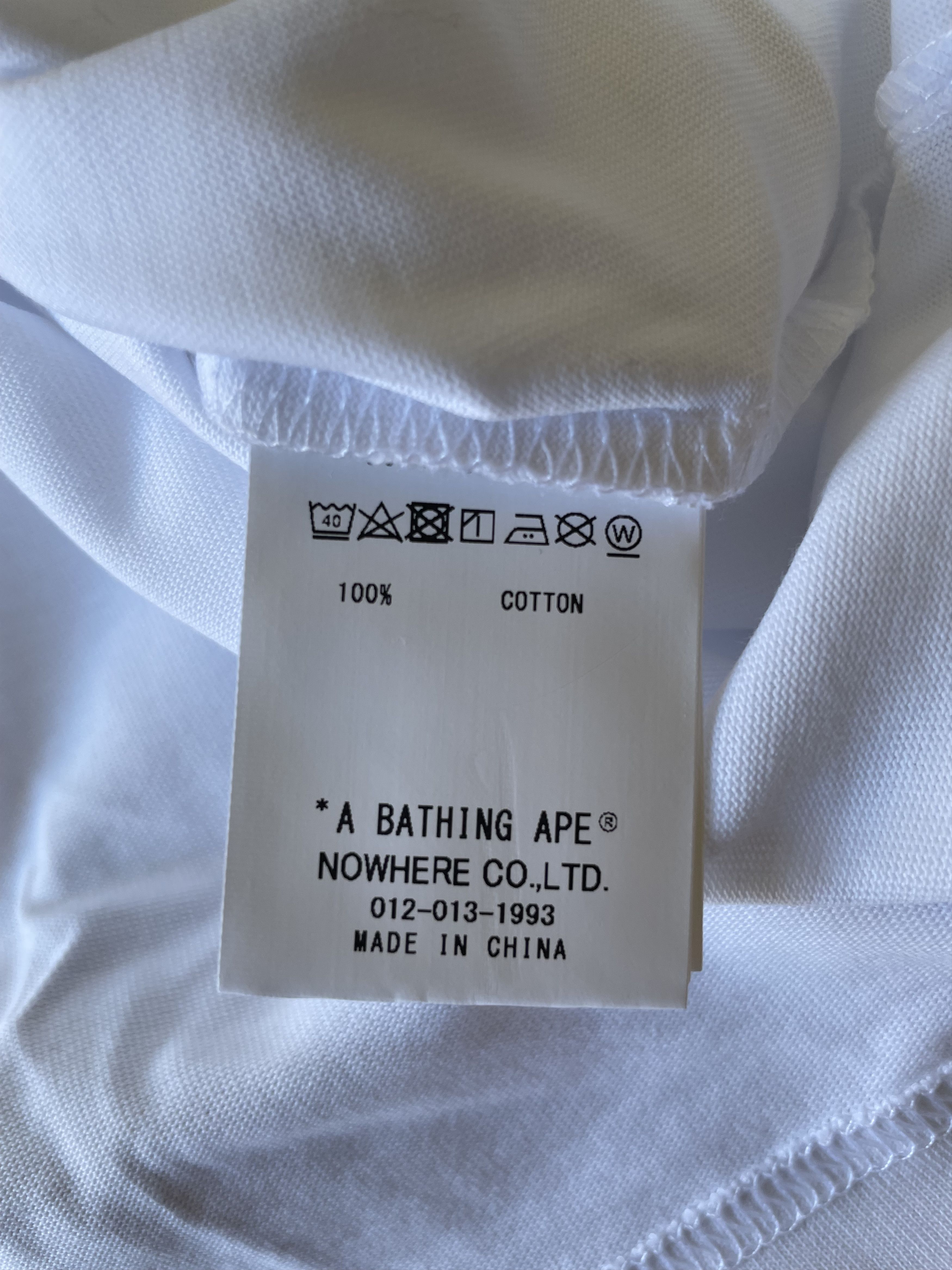 Bape BAPE X BAYC (BORED APE YACHT CLUB) TEE #2 Size US M / EU 48-50 / 2 - 6 Thumbnail