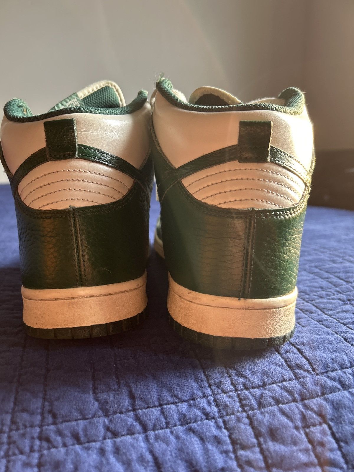 Nike × Vintage Nike dunk high 2011 Gorge green Size US 10 / EU 43 - 5 Thumbnail