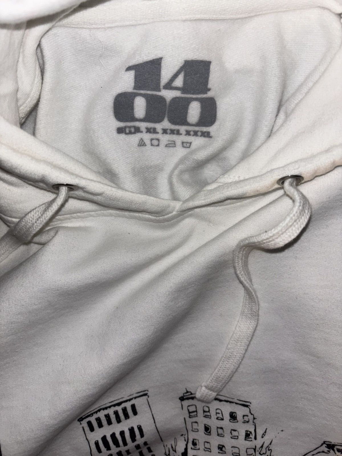 Trippie Redd Trippie Redd 1400 White Hoodie Size US M / EU 48-50 / 2 - 5 Thumbnail