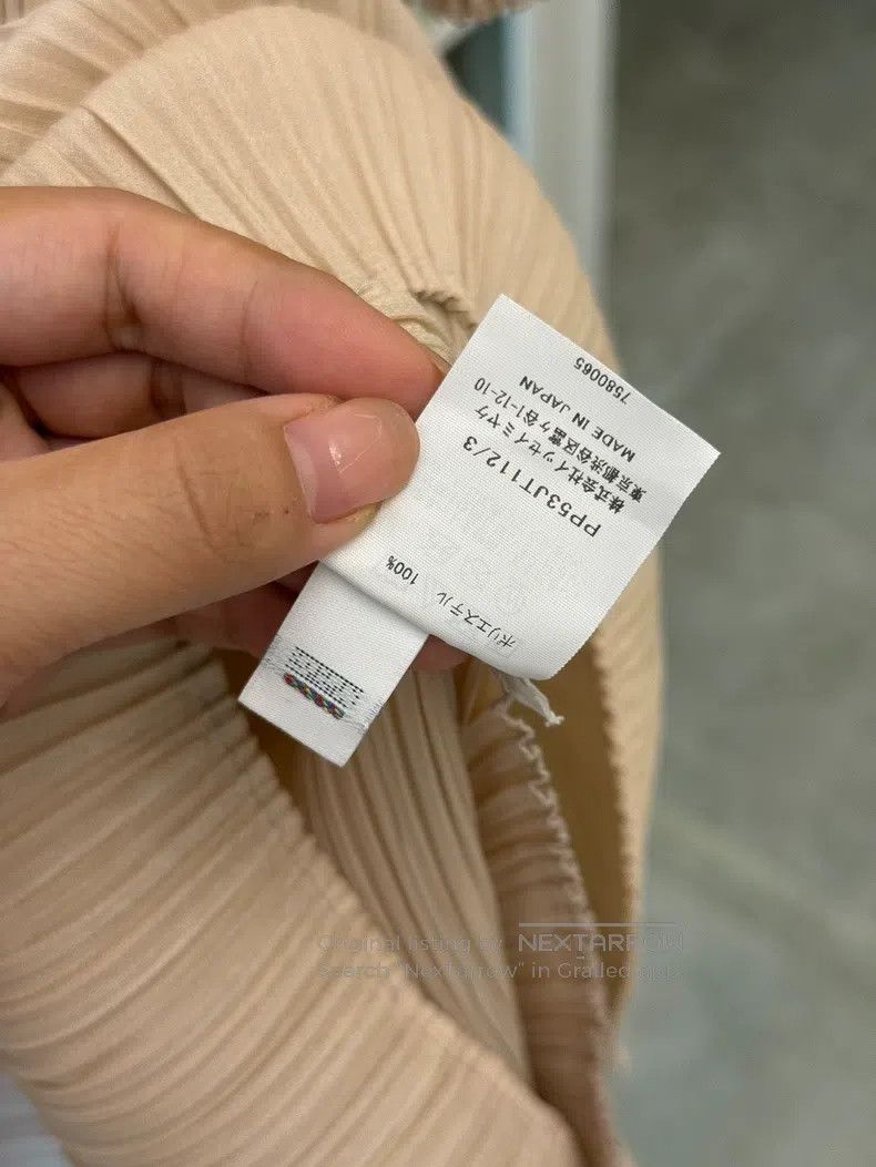 Issey Miyake Issey Miyake Beige Long Top Size L / US 10 / IT 46 - 5 Thumbnail