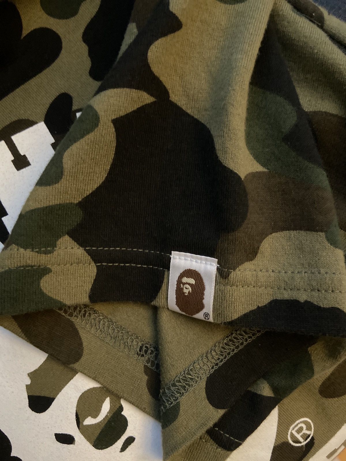 Bape Bape 1st camo green tee Size US M / EU 48-50 / 2 - 8 Thumbnail