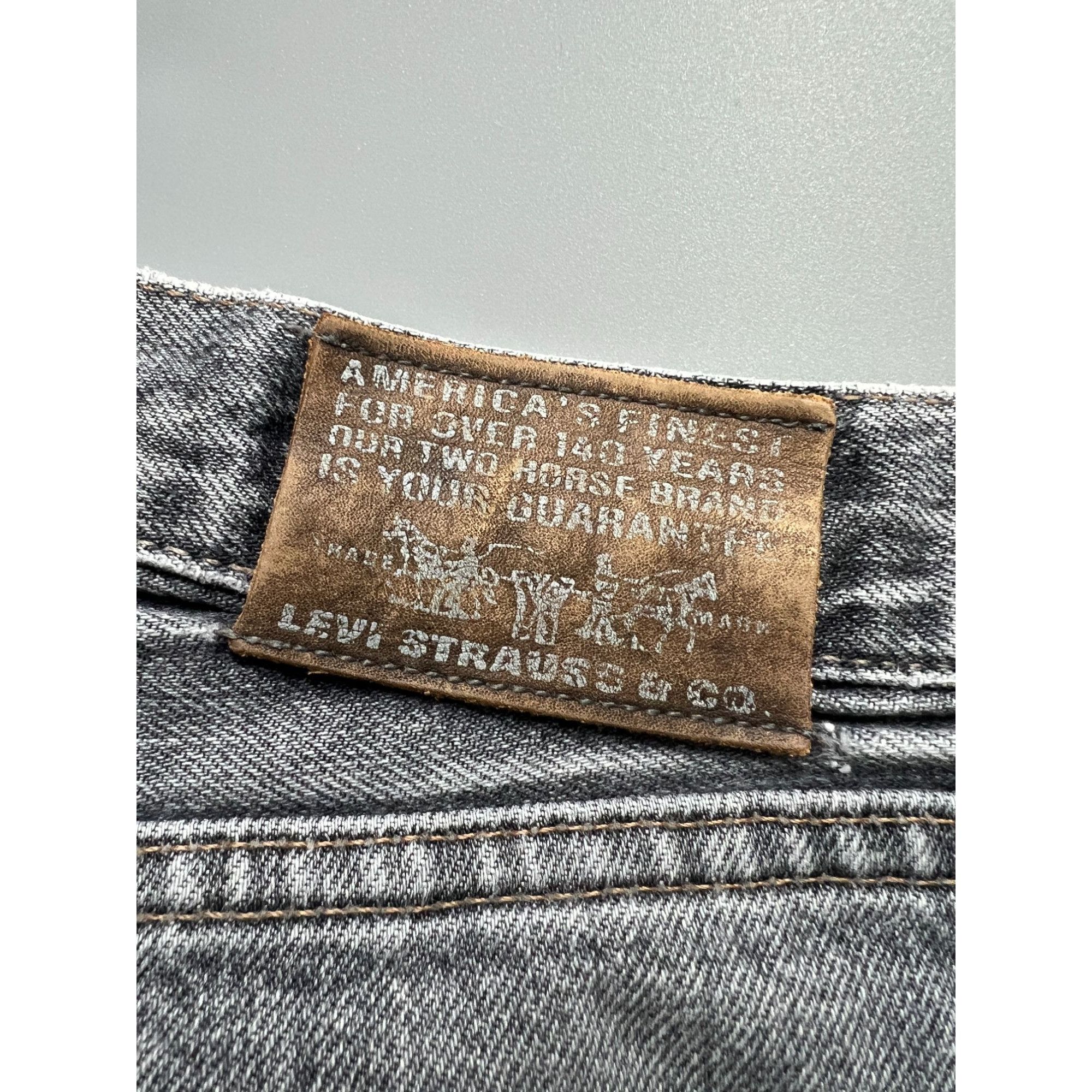 Levi's Vintage Clothing Levi’s 615 Vintage Orange Tab Gray Denim Jeans Pants (Y1058) Size US 33 - 16 Thumbnail