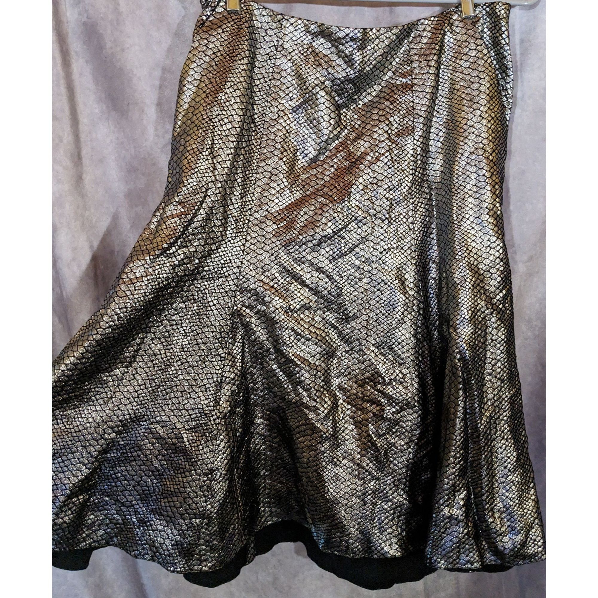 Faith Connexion Faith Connexion Paris Runway Collection Python Print Metalli Size 30" / US 8 / IT 44 - 1 Thumbnail