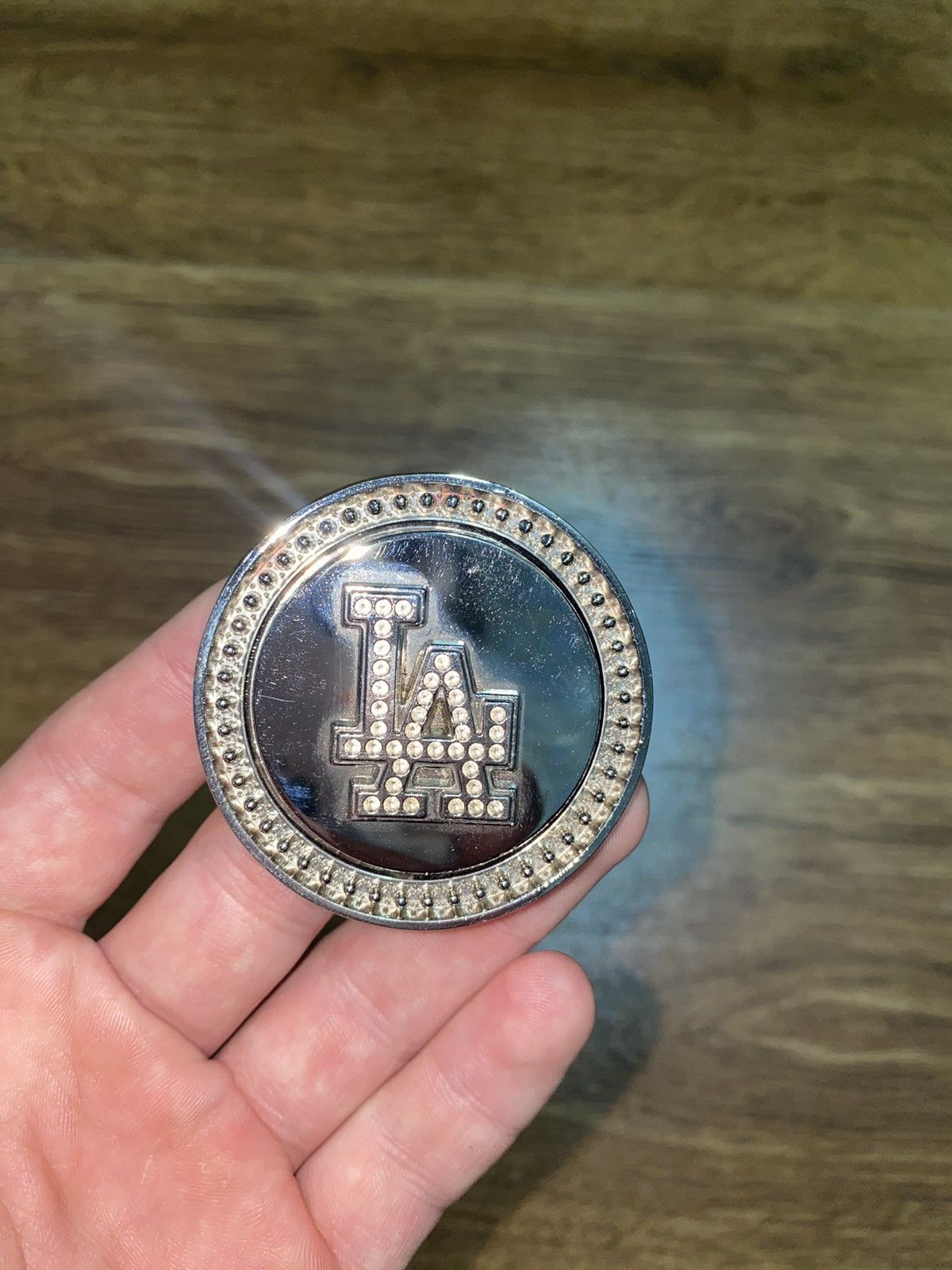 Vintage 🔥RARE VINTAGE RAP LA SPINNER ROTATING Buckle Belt🔥 Size ONE SIZE - 2 Thumbnail