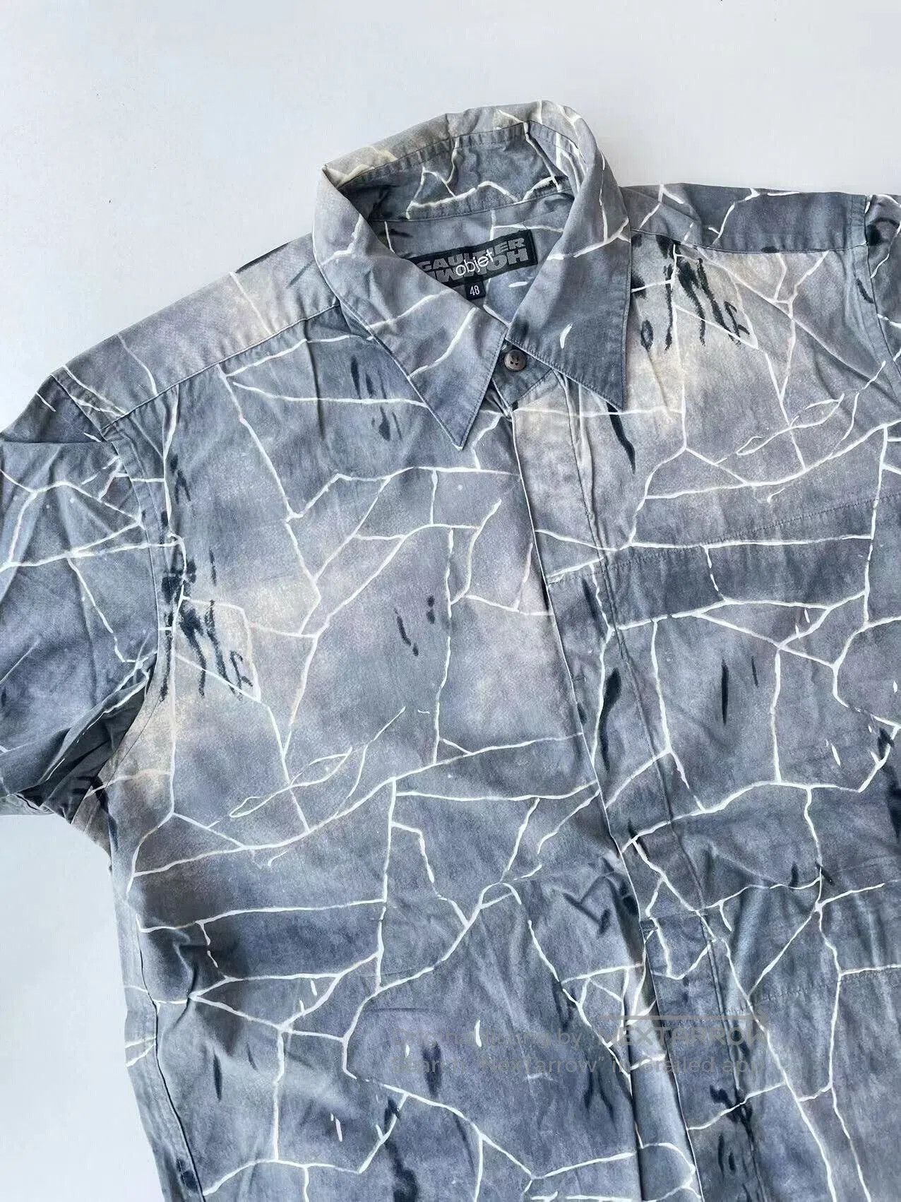 Gaultier Homme Objet Jean Paul Gaultier Lightning Pattern Shirt. Size US M / EU 48-50 / 2 - 3 Thumbnail