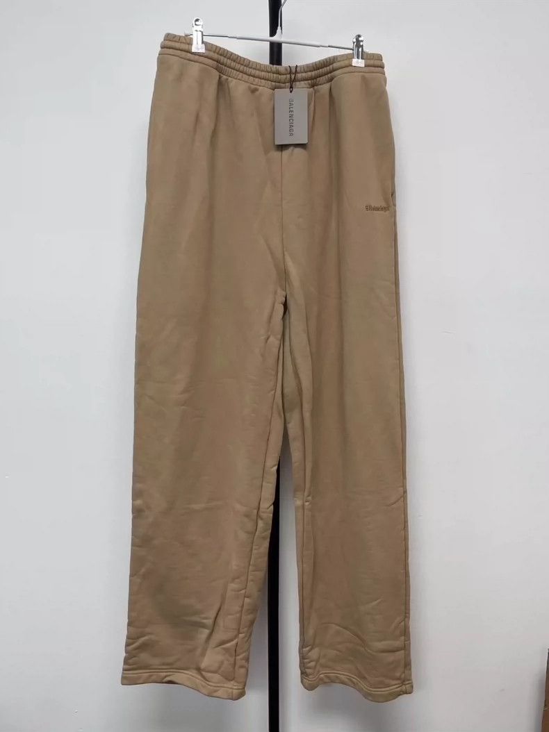 Balenciaga Balenciaga size S Embroidered logo slacks Size US 27 - 1 Thumbnail