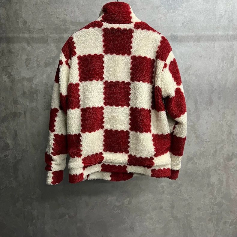 Louis Vuitton Louis Vuitton Louis Vuitton Red Checkered ZipUp Jacket-250 Size L / US 10 / IT 46 - 5 Thumbnail