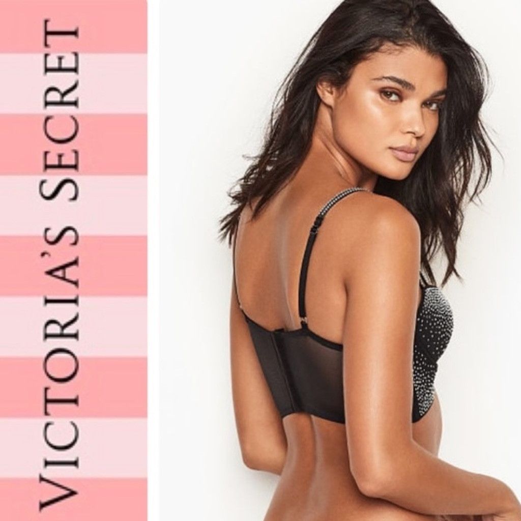 Victoria's Secret NWT Limited Edition 2018 NY Fashion show Swarovski bra 34D Size ONE SIZE - 2 Thumbnail