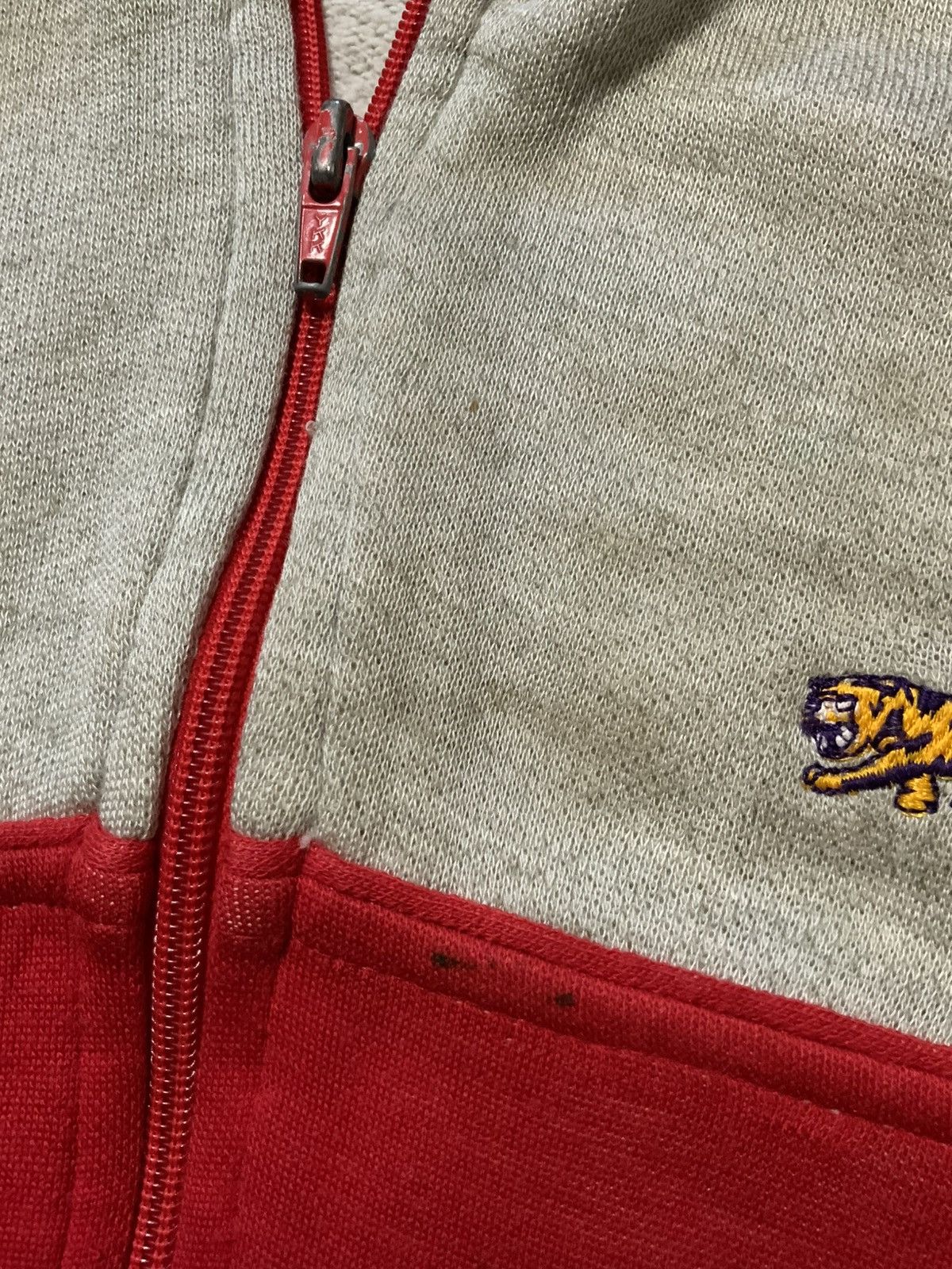 Champion Vintage 80s Champion Tiger Embroidered Full Zip Track Jacket Size US M / EU 48-50 / 2 - 7 Thumbnail