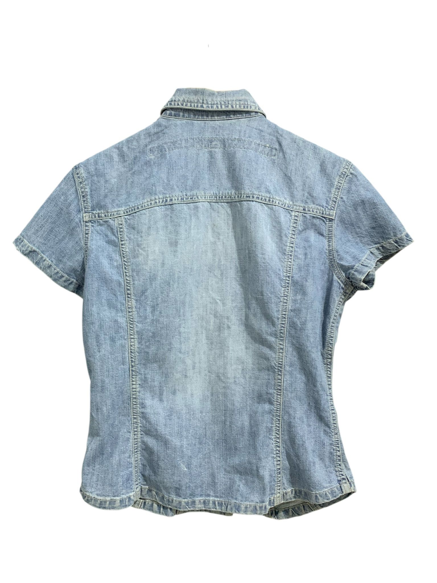 Marithe + Francois Girbaud Marithe Francois Girbaud Denim Shirt Size M / US 6-8 / IT 42-44 - 6 Thumbnail