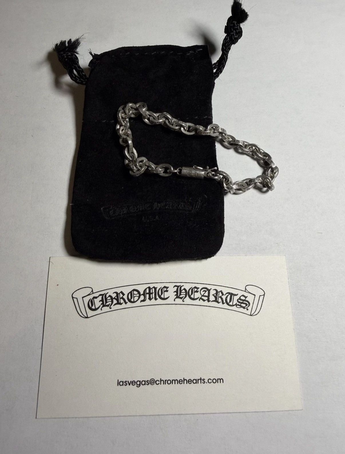 Chrome Hearts Chrome Hearts Paper Chain Bracelet Size ONE SIZE - 1 Thumbnail