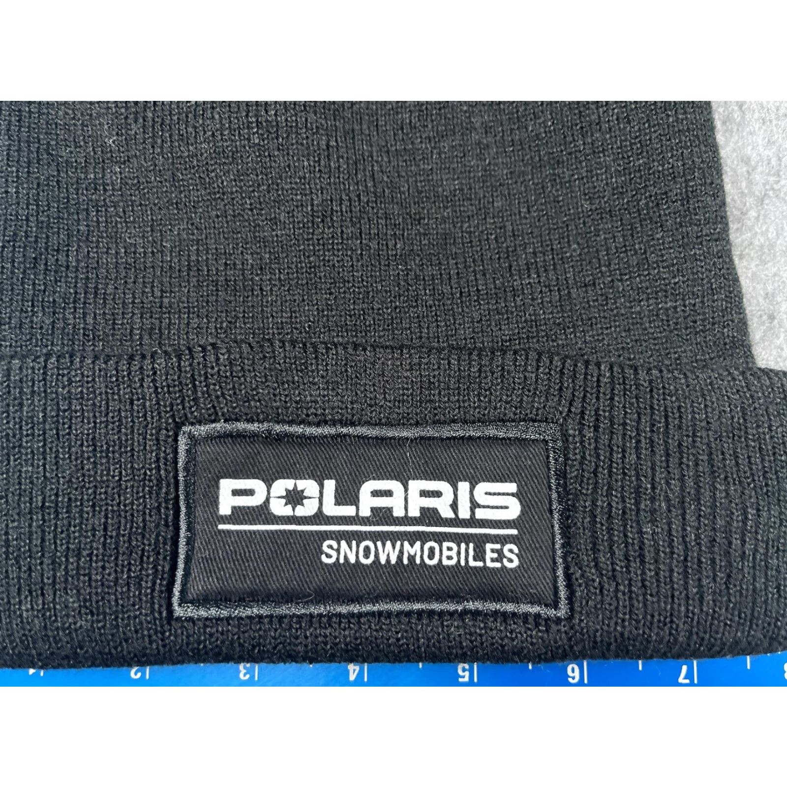 Vintage HitWear Beanie Mens One Size Black Knit Polaris Snowmobiles Winter Outdoor Hat Size ONE SIZE - 2 Thumbnail