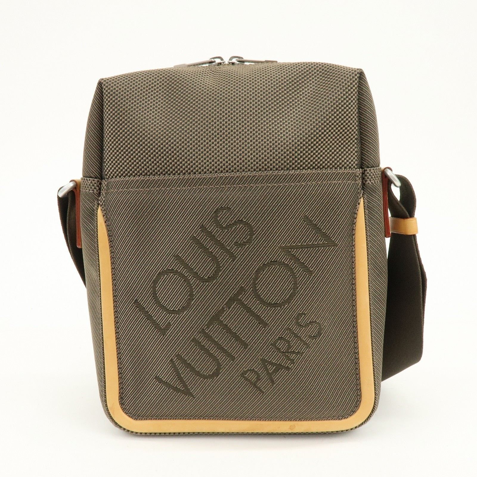 Louis Vuitton Louis Vuitton Damier Geant Citadin Nylon Crossbody Bag Brown Size ONE SIZE - 2 Thumbnail