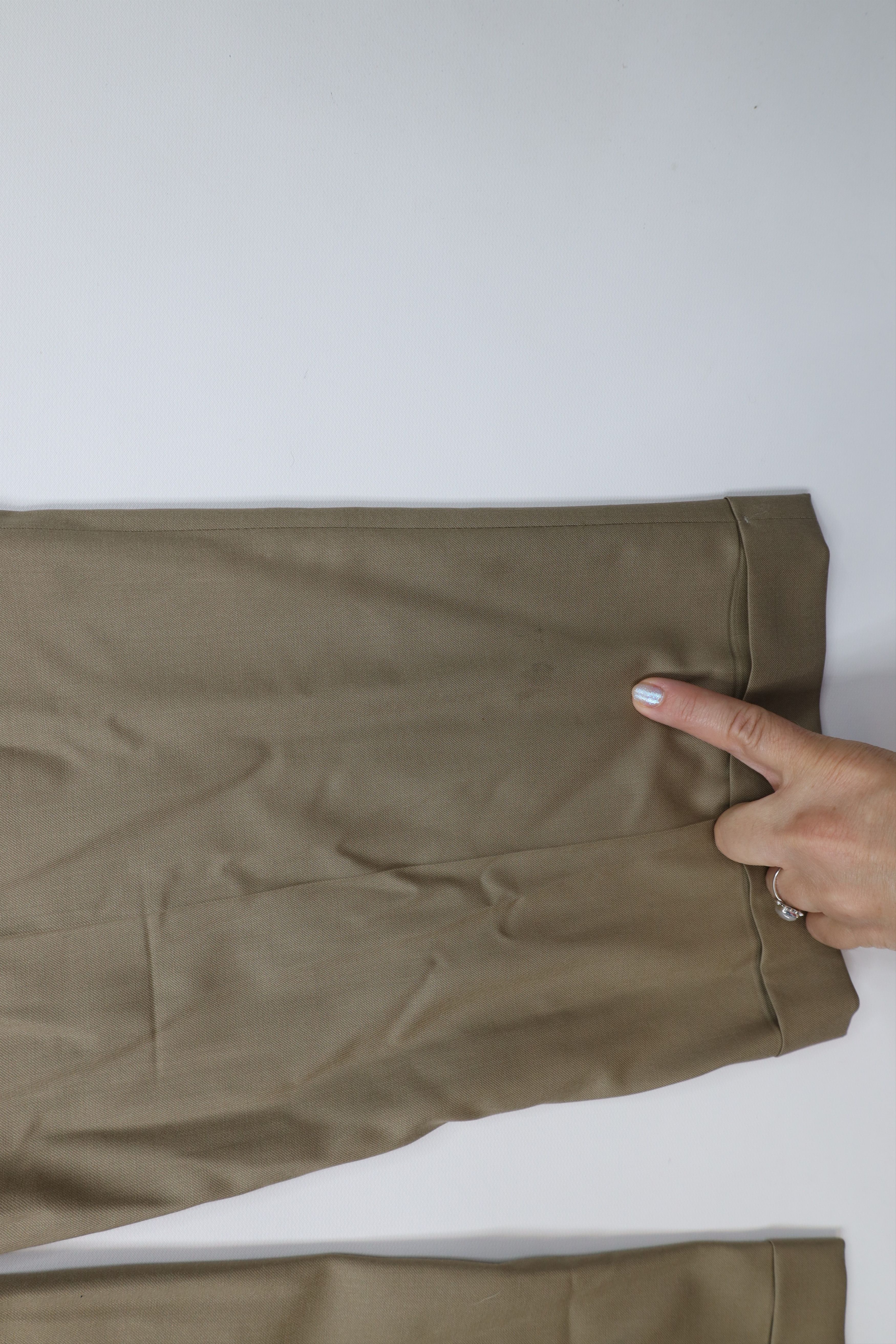 Polo Ralph Lauren Vintage 90s Ralph Lauren Wool Cashmere Wide Leg Chino Pants Size US 34 / EU 50 - 12 Thumbnail