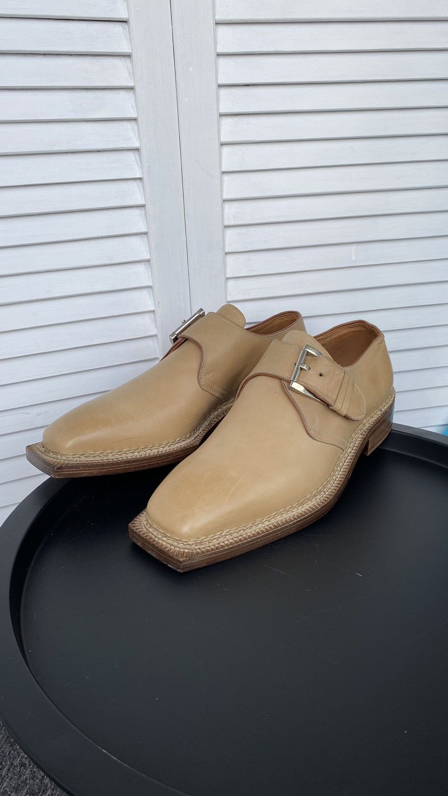 Bettanin & Venturi Bettanin & Venturi Monkstrap Leather Shoes Norvegese Welted Size US 10 / EU 43 - 2 Thumbnail