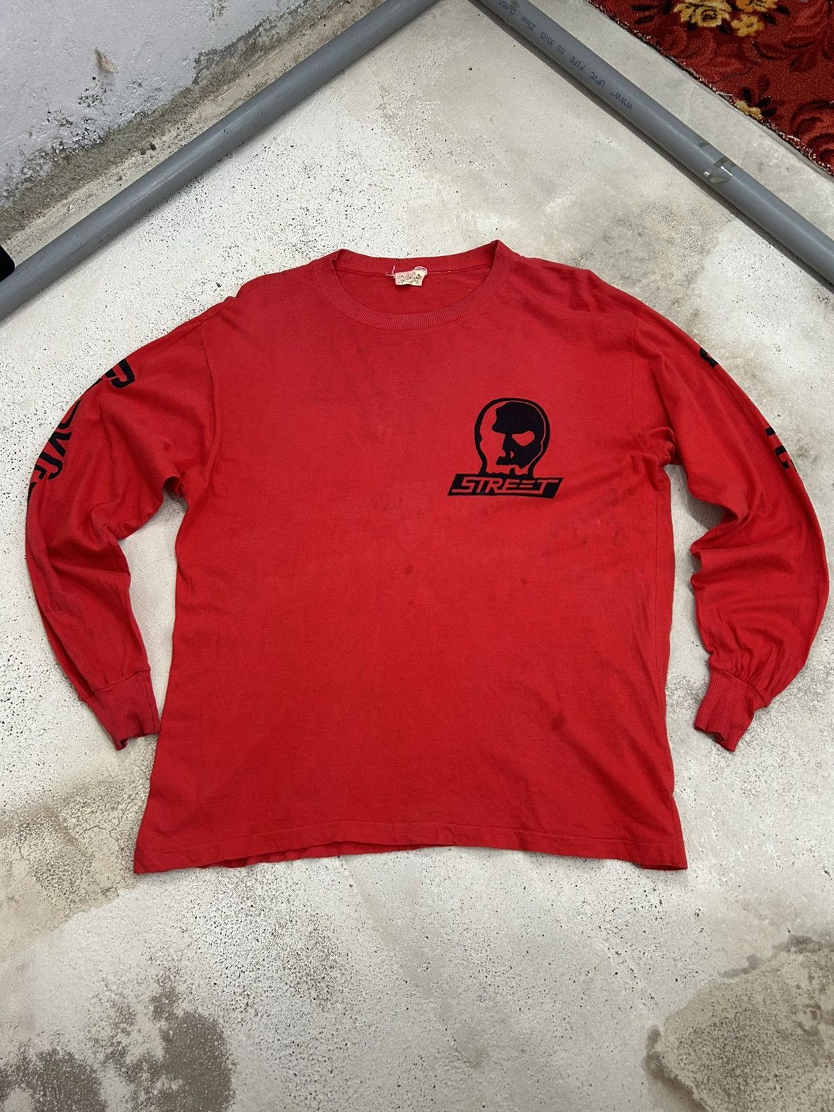 Vintage 90s Japan Act Street Skulls Brand Skateboarding