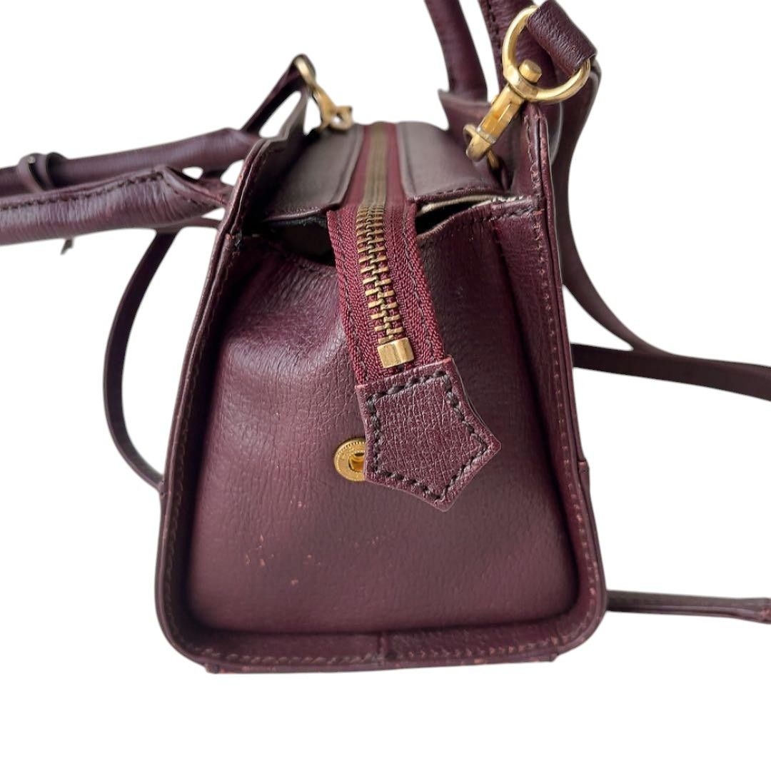 Vivienne Westwood Vivienne Westwood - Mini Bordeaux Gold Orb Shoulder Bag Size ONE SIZE - 5 Thumbnail