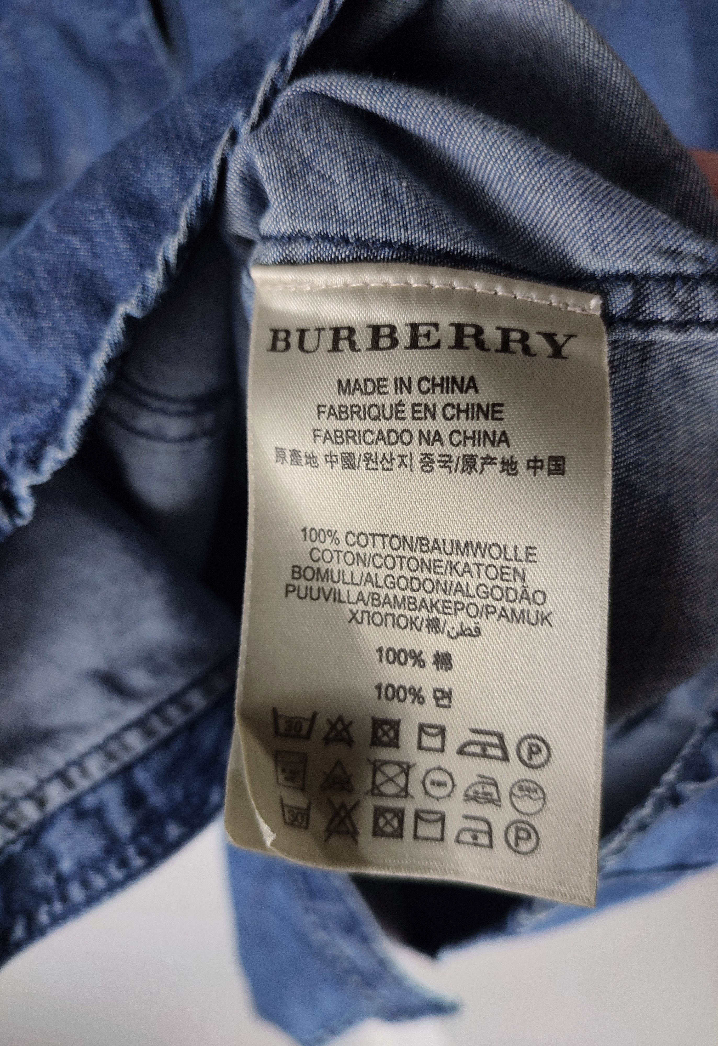 Burberry Burberry Brit denim Button Shirt + dress Size XS / US 0-2 / IT 36-38 - 17 Thumbnail