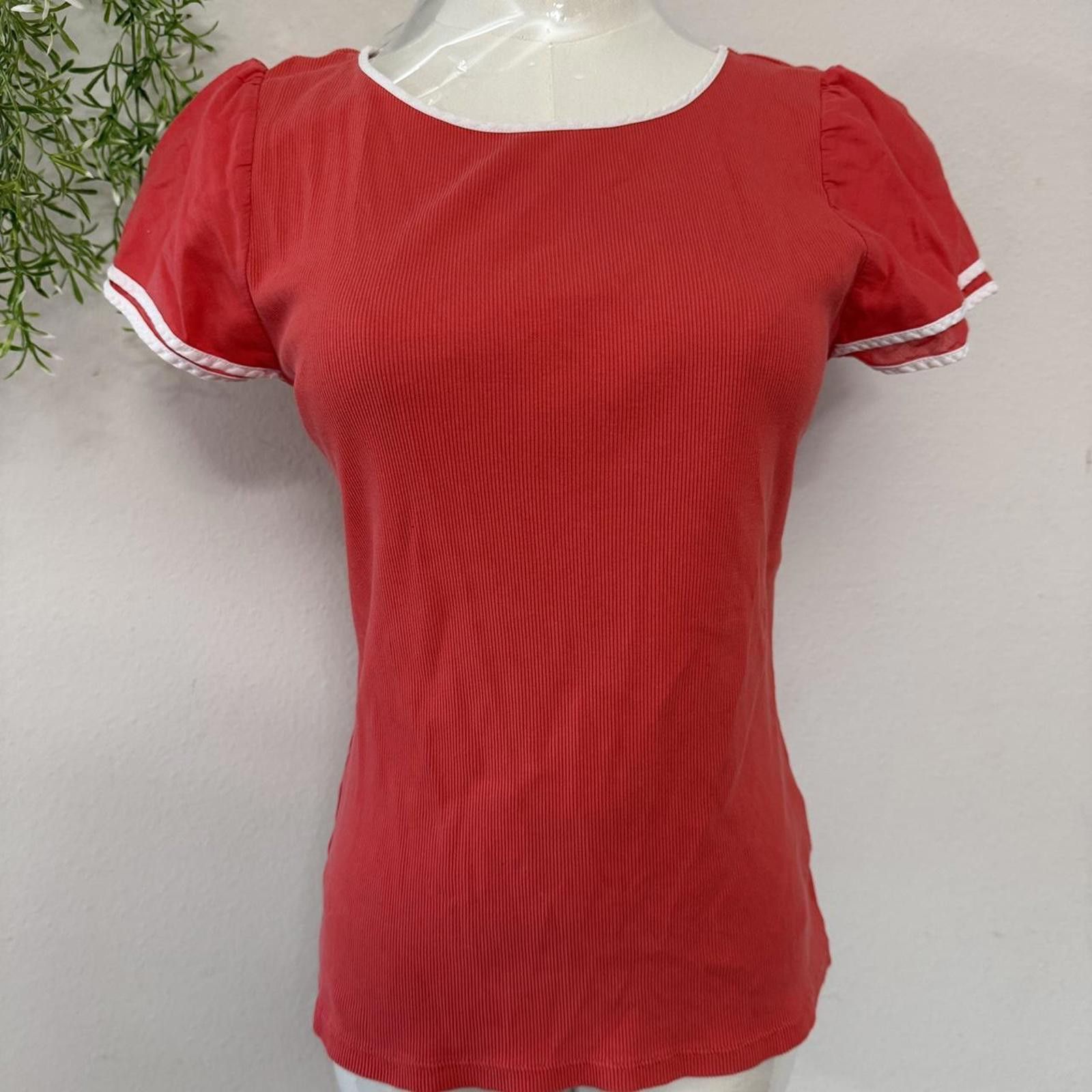 Lauren Ralph Lauren Ralph Lauren Orange Baby Top Large Size L / US 10 / IT 46 - 1 Thumbnail