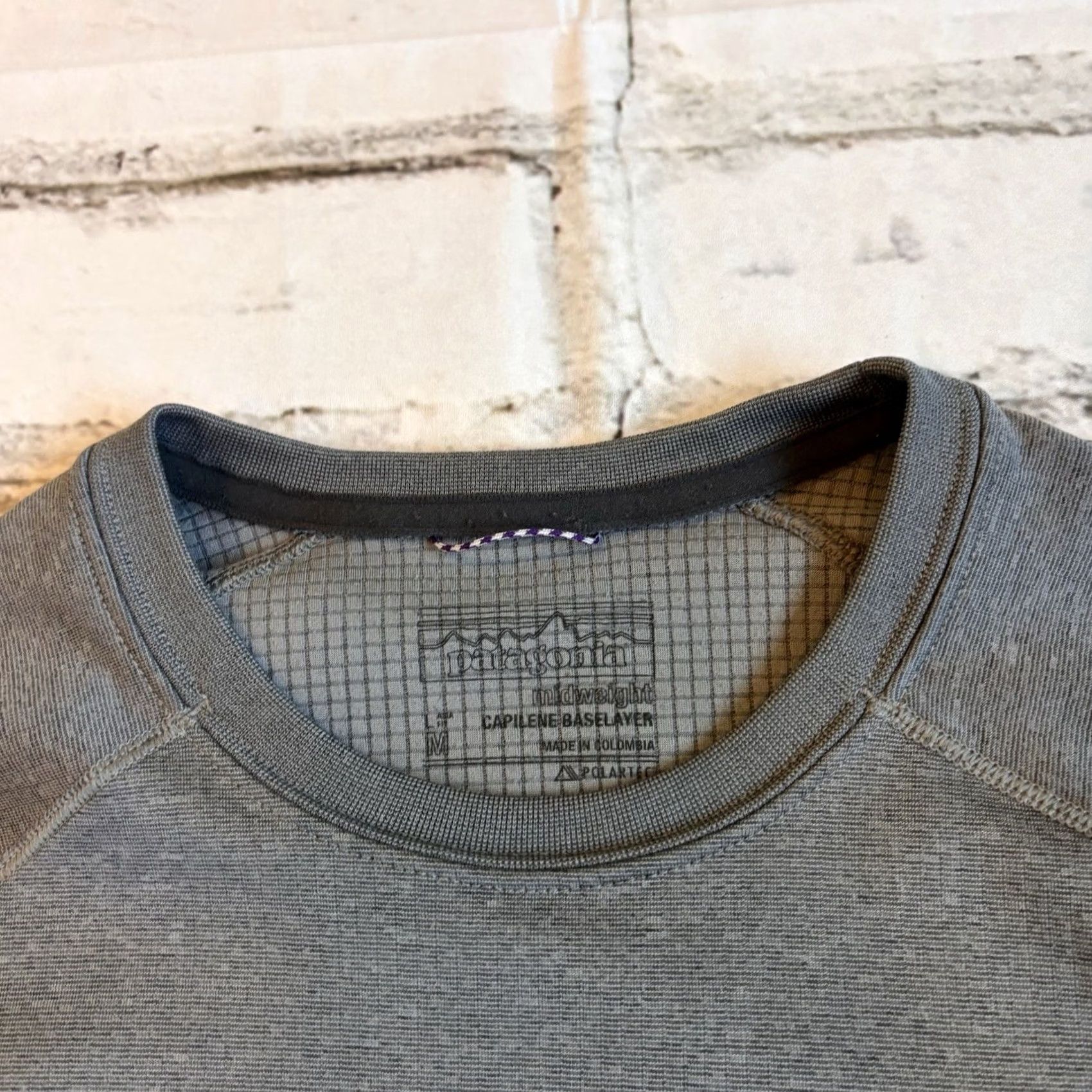 Patagonia Patagonia Capilene Midweight Crew Baselayer Shirt Gray Adult M Mens Size US M / EU 48-50 / 2 - 5 Thumbnail
