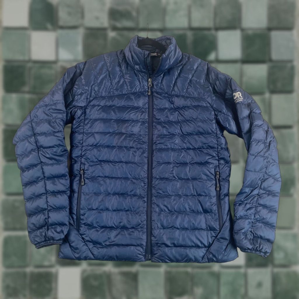 Outdoor Research Outdoor Research 800 Tech Down Puffer Jacket Men M Navy Blue Pertex Size US M / EU 48-50 / 2 - 1 Thumbnail