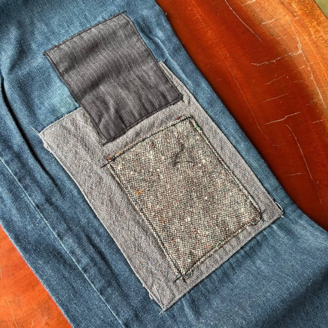 Acne Studios Lanvin x Acne Studios Patchwork Denim Pants Size US 29 - 7 Thumbnail