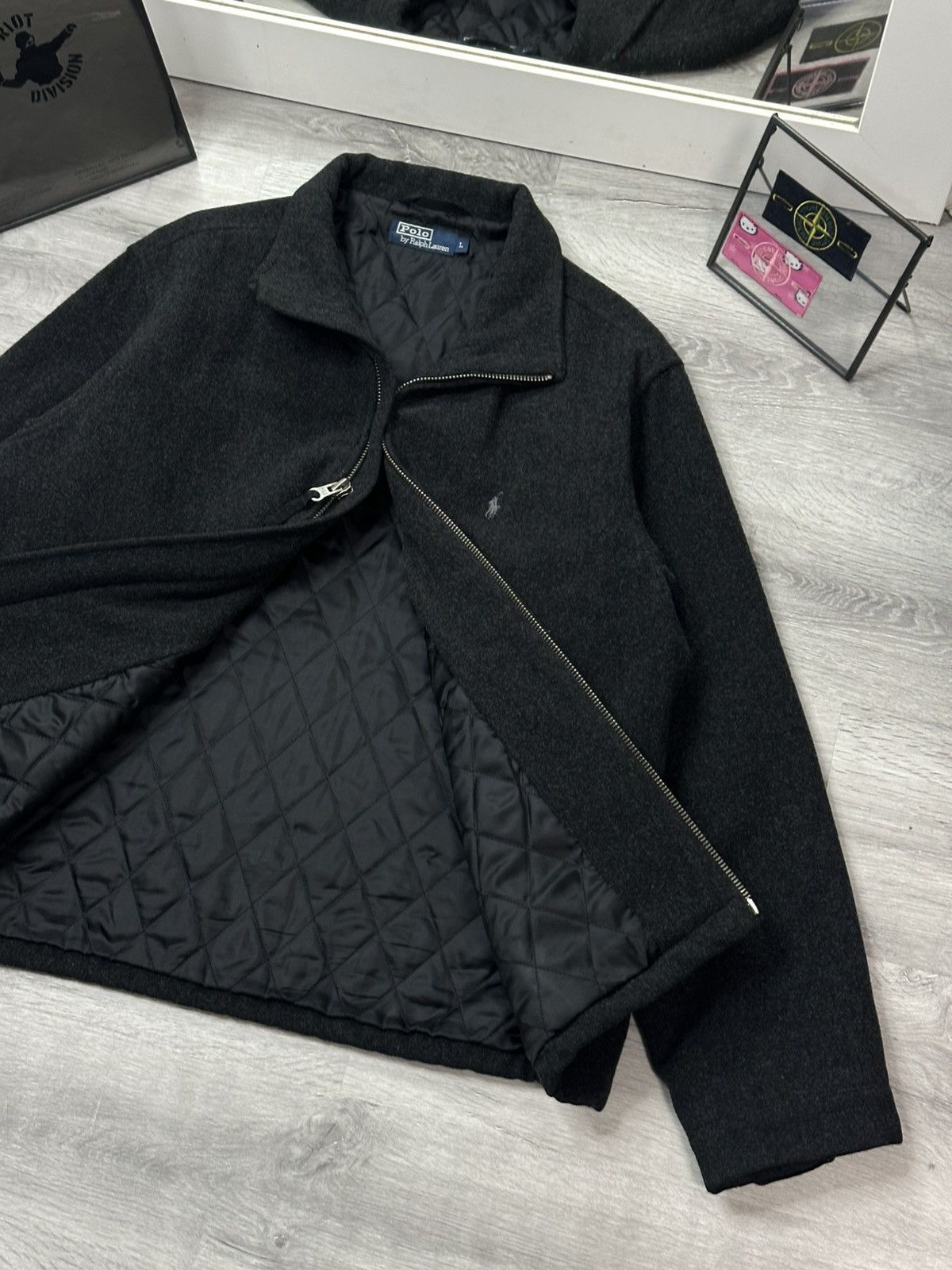 Polo Ralph Lauren × Vintage Polo Ralph Lauren vintage wool bomber jacket Size US L / EU 52-54 / 3 - 14 Thumbnail