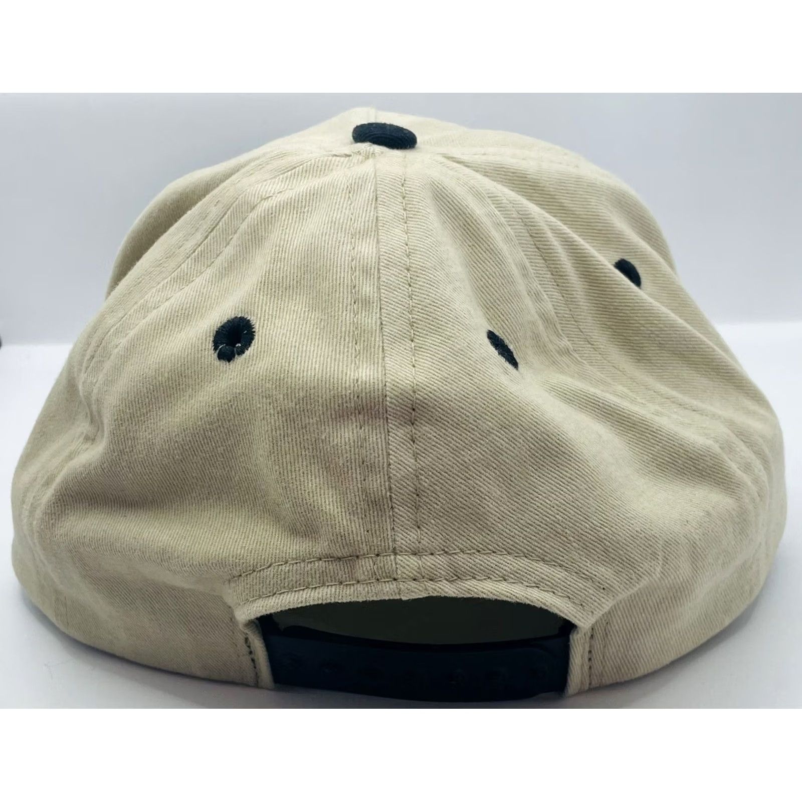 Vintage VINTAGE Snap-Back Baseball Hat Cap Brown/Black Adjustable Made In USA Men’s Teamstets Cap Size ONE SIZE - 5 Thumbnail
