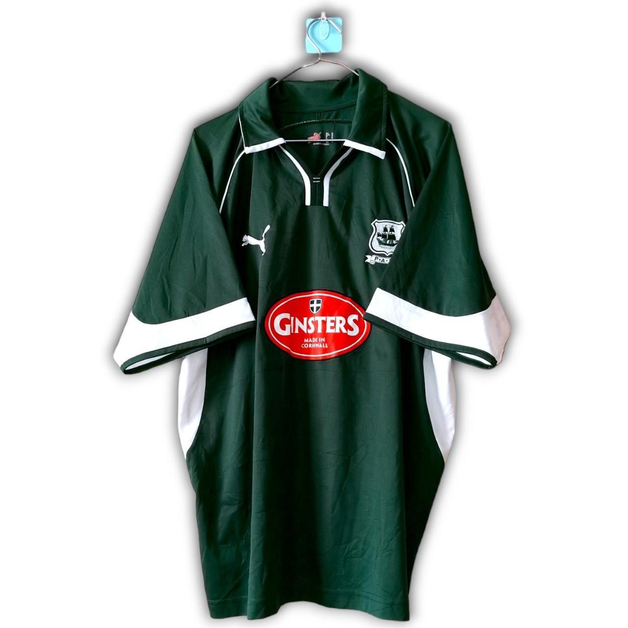 Puma Match Worn Plymouth Argyle 2005 2006 2007 Home shirt jersey Size US XL / EU 56 / 4 - 4 Thumbnail