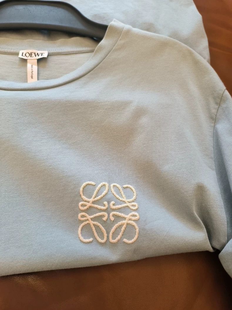 Loewe LOEWE Logo embroidered T-shirt Size M / US 6-8 / IT 42-44 - 3 Thumbnail