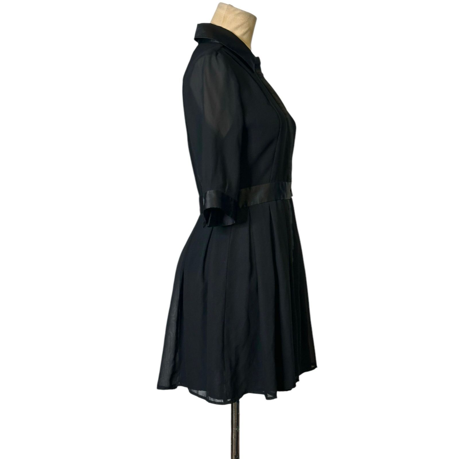 Jonathan Saunders Jonathan Saunders chiffon and satin mini shirt dress size 7 Size M / US 6-8 / IT 42-44 - 16 Thumbnail