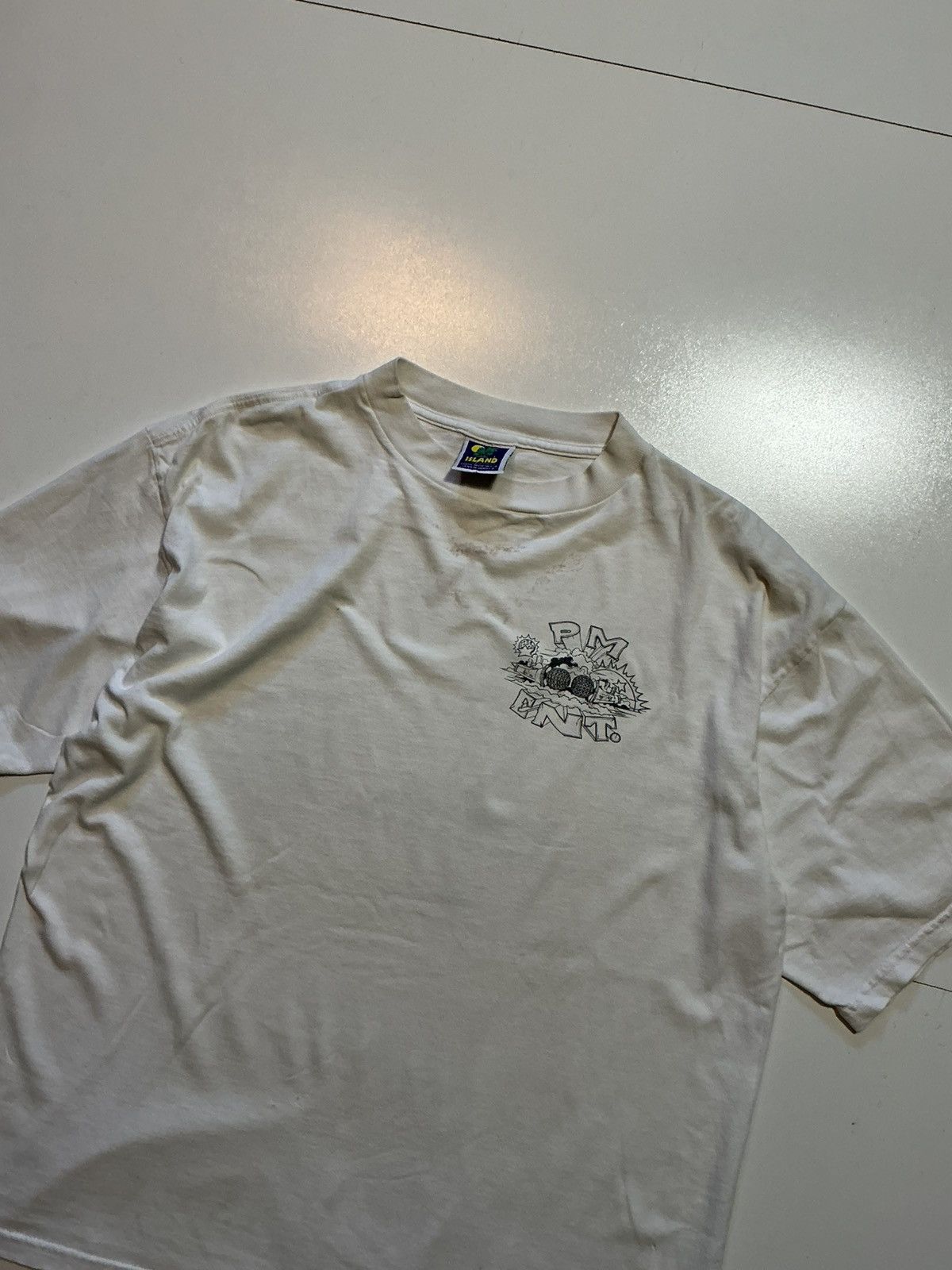 Vintage 1998 O.F.T.B. Operation From The Bottom Flat Broke T-Shirt Size US L / EU 52-54 / 3 - 5 Thumbnail