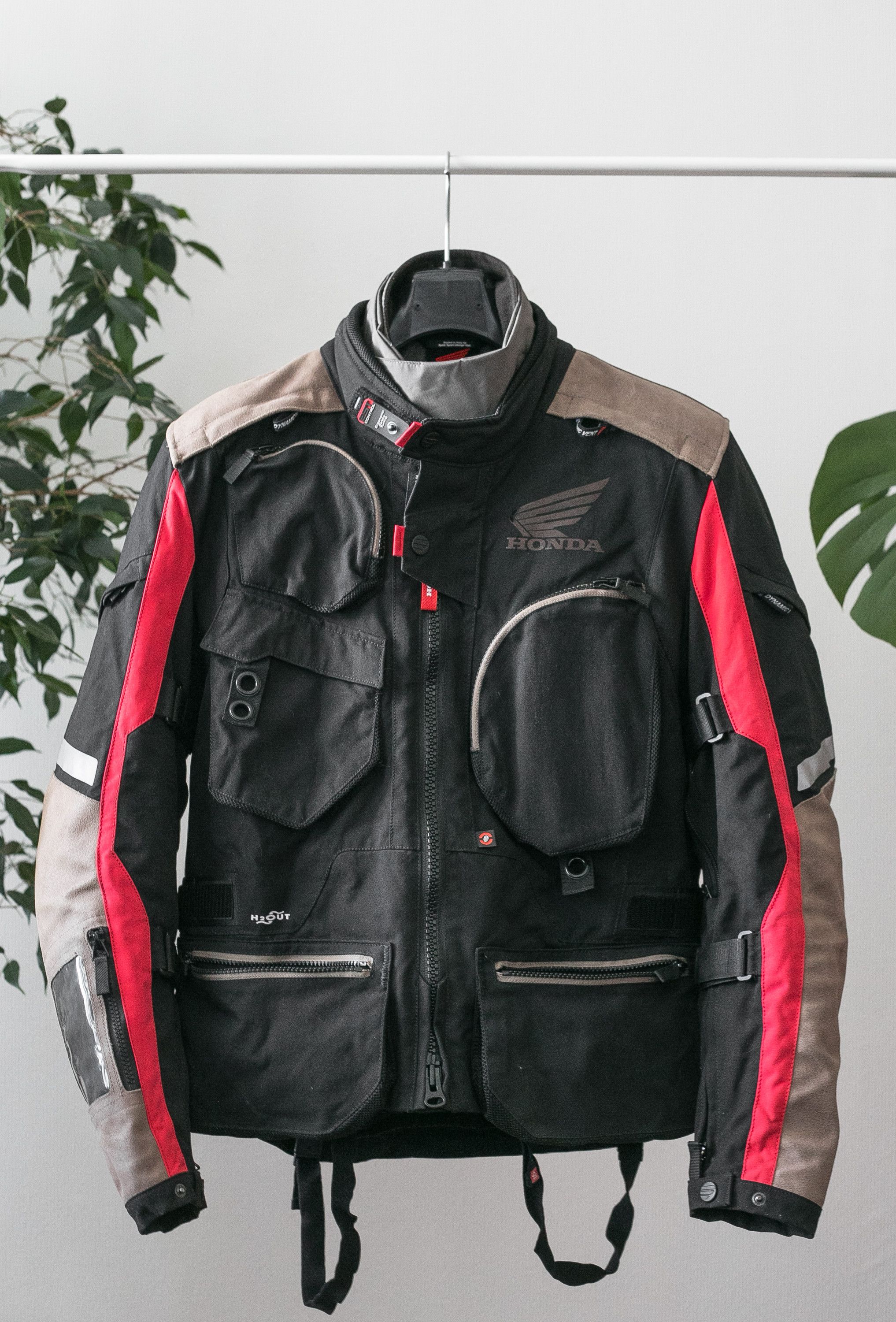 image of Honda x Spidi H2Out 4 Season Motorcycle Jacket, Men's (Size Medium)