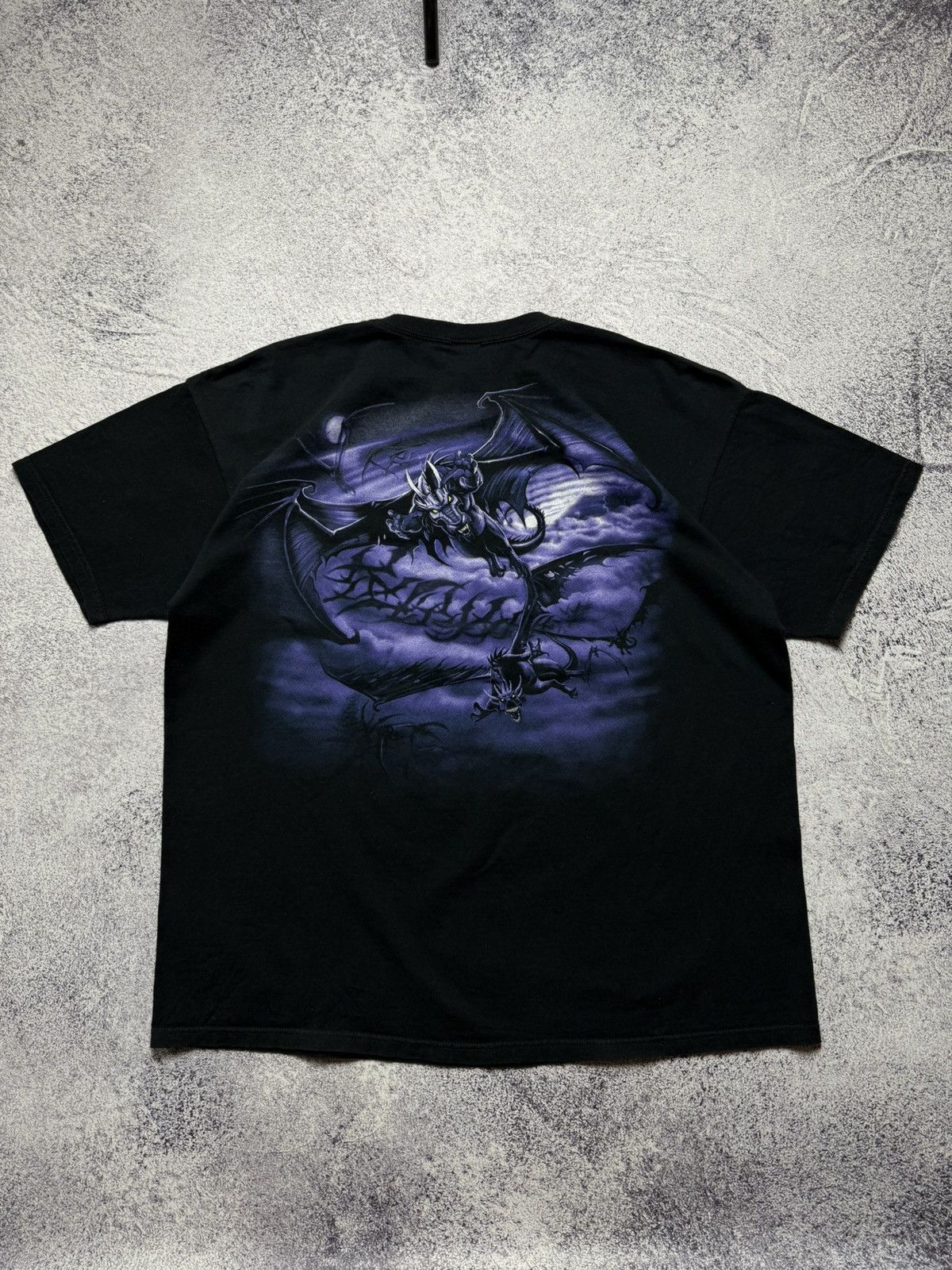 Liquid Blue Vintage 2002 Liquid Blue Dragon T-shirt Cartoon Crazy Tee Size US XXL / EU 58 / 5 - 10 Thumbnail