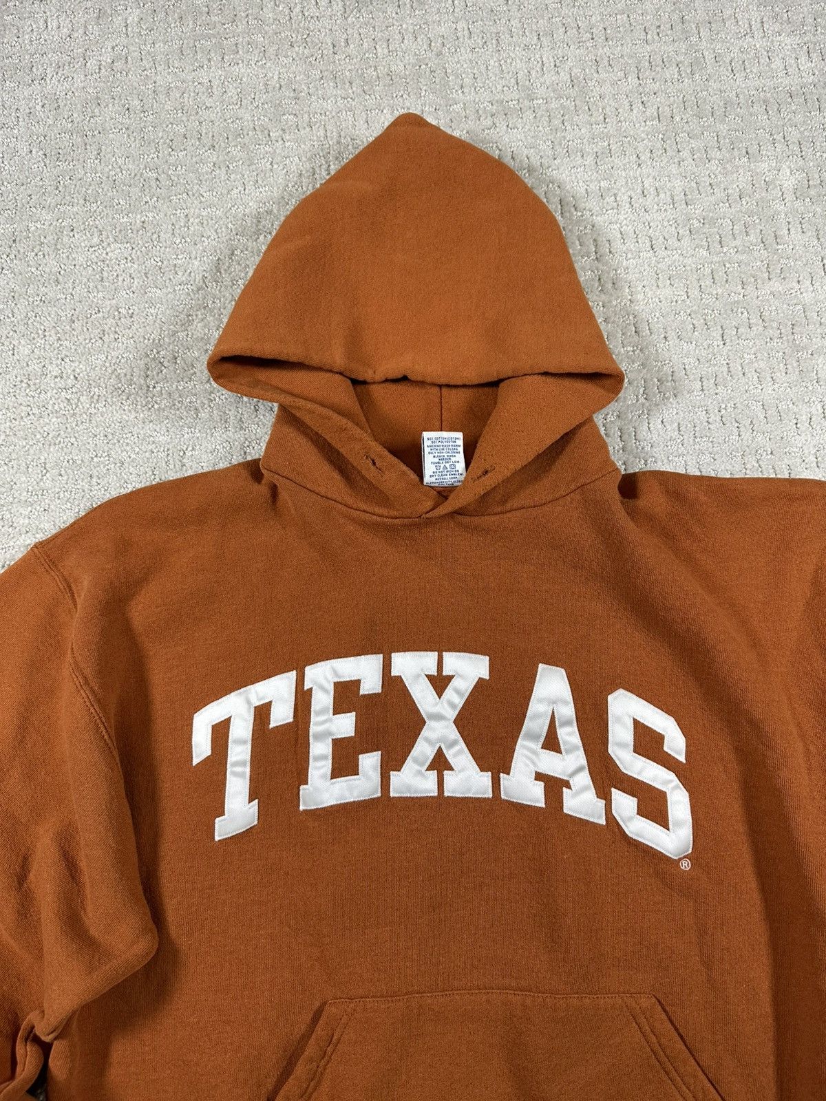 Russell Athletic 90’s Russell Athletics Texas Spellout Hoodie Size US L / EU 52-54 / 3 - 1 Thumbnail