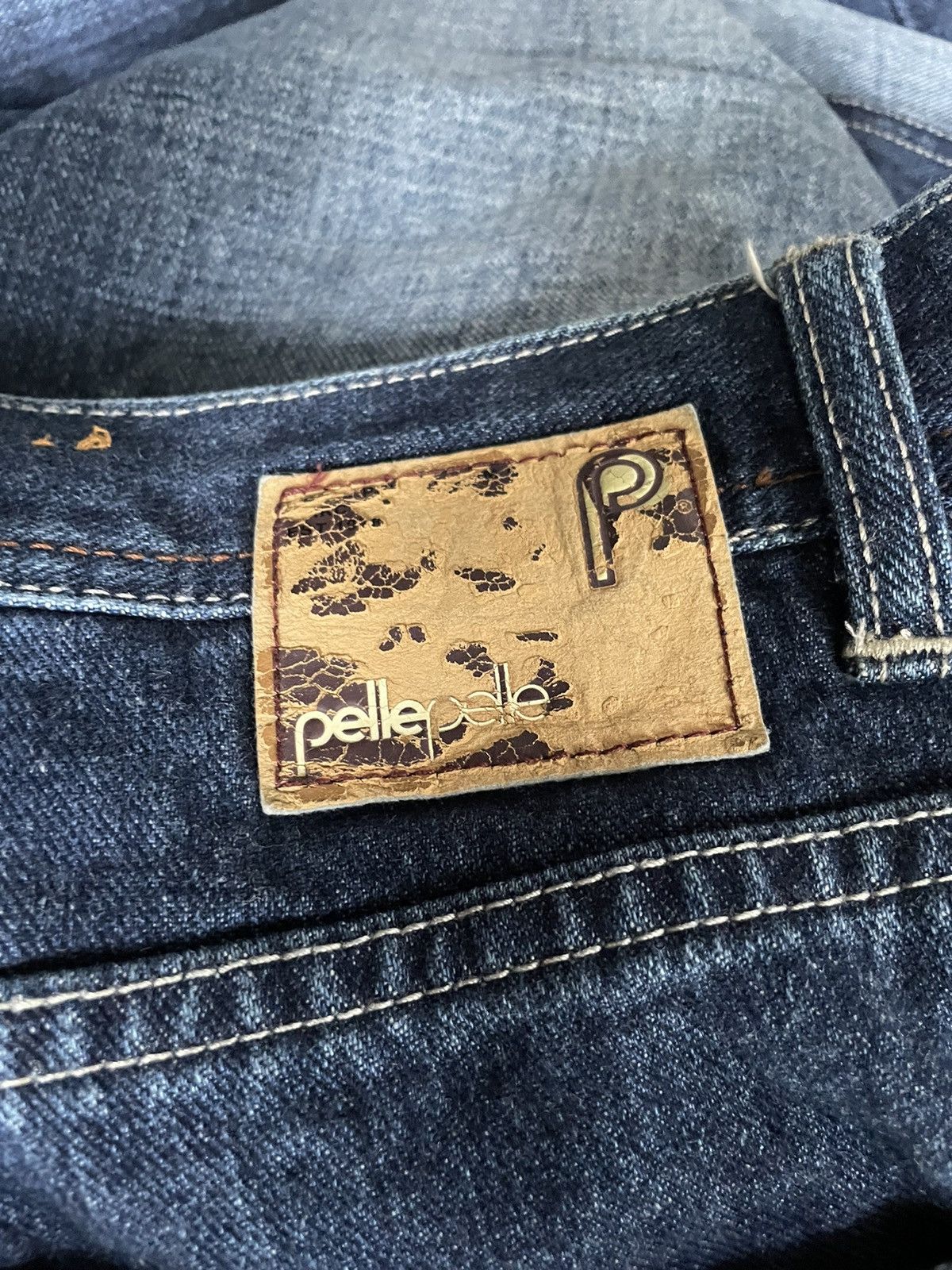 JNCO × Pelle Pelle Vintage Y2K Pelle Pelle Baggy Denim Jeans Size US 35 - 19 Thumbnail