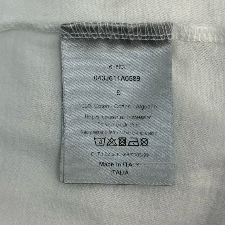 Dior Dior White slogan logo long sleeves Size US S / EU 44-46 / 1 - 6 Thumbnail