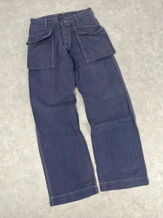 Armani Armani Archive Smooth Cargo Pants Size US 32 / EU 48 - 5 Thumbnail