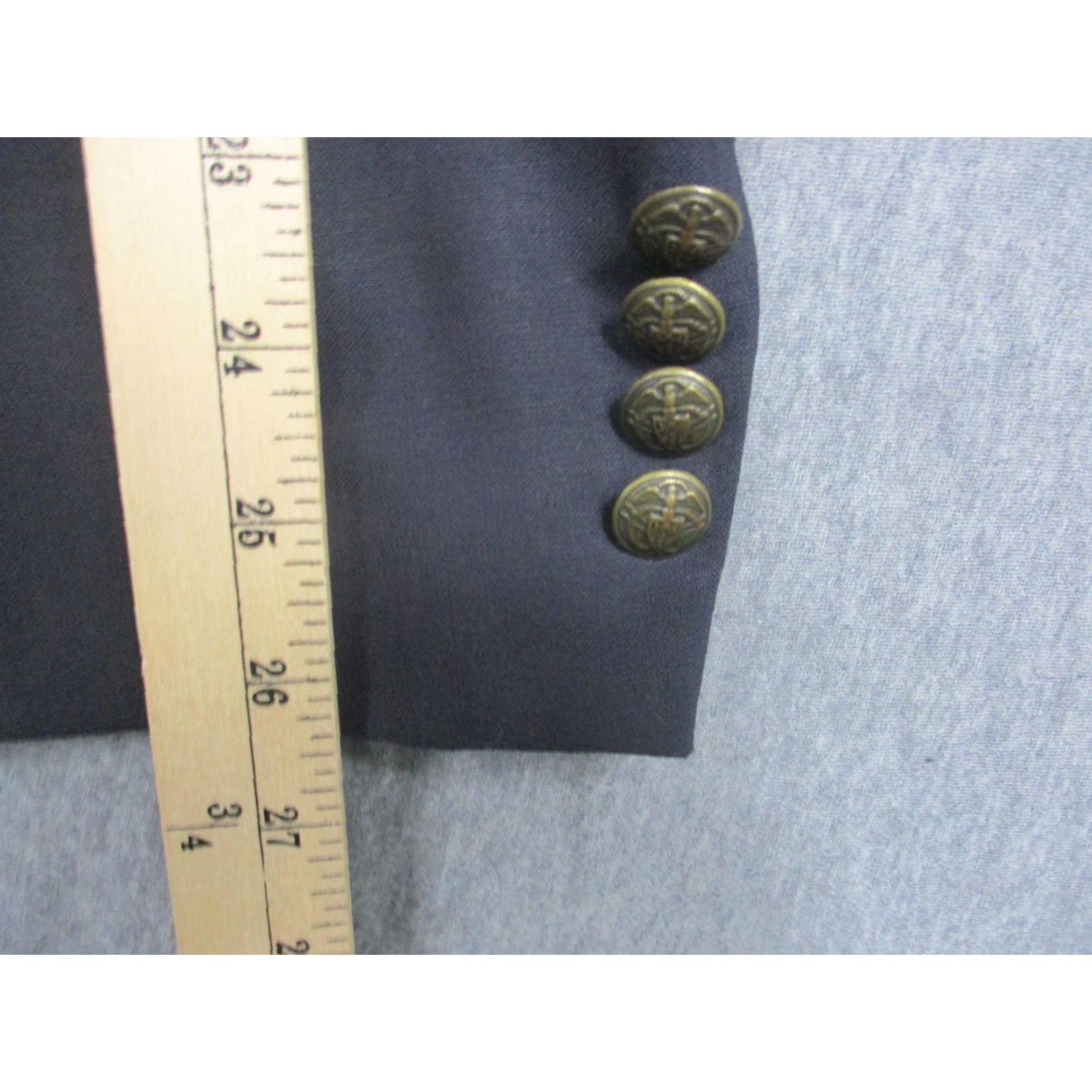 Ralph Lauren Lauren Ralph Lauren Blazer Mens 48R Navy Blue Wool Blend Two Button Made Canada Size 48R - 5 Thumbnail