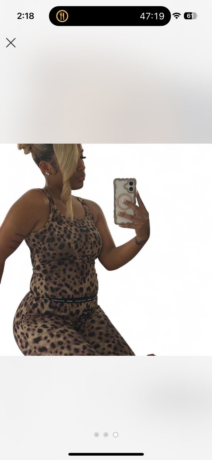 Dolce & Gabbana × SKIMS Skims x Dolce & Gabbana Tank top & Leggings Size XS / US 0-2 / IT 36-38 - 3 Thumbnail