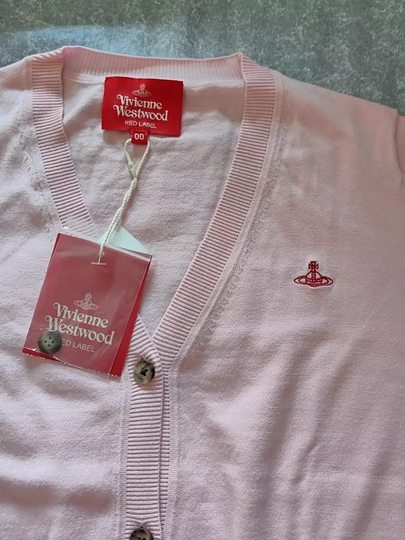 Vivienne Westwood Vivienne Westwood size00 Pink knit cardigan Size ONE SIZE - 2 Thumbnail