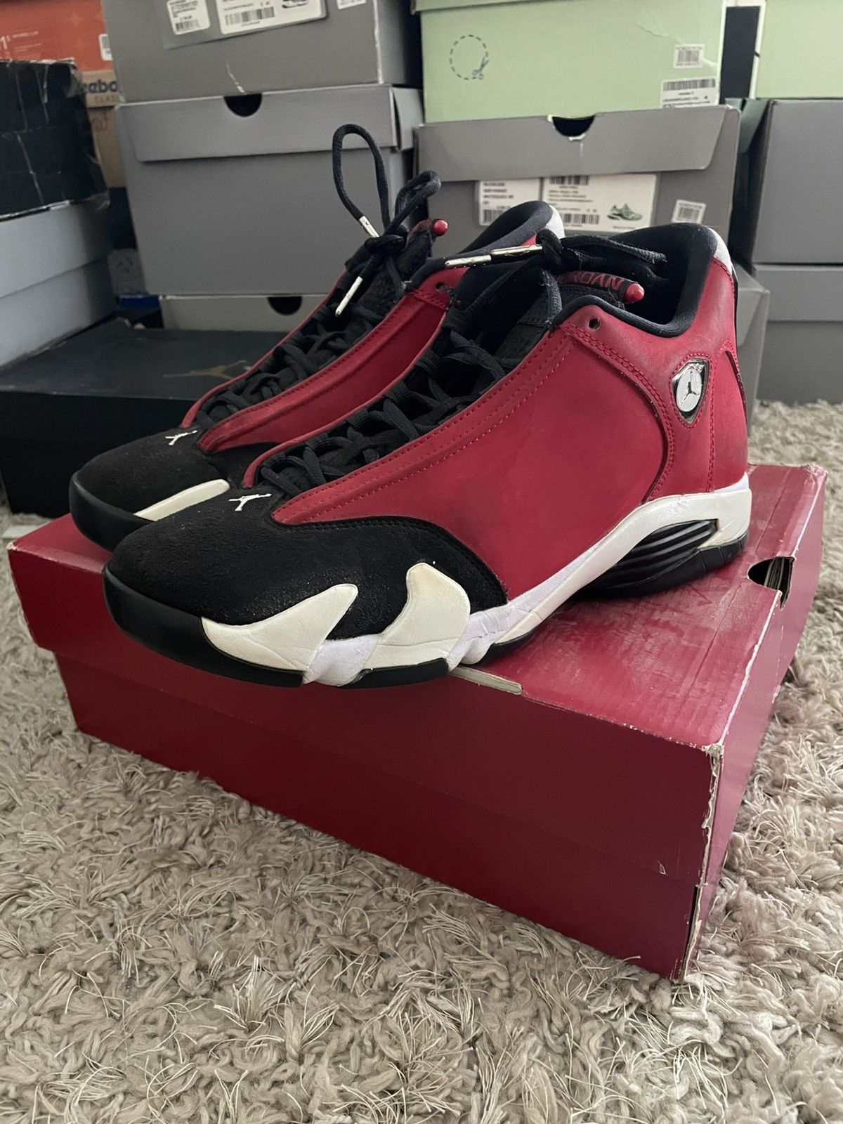 Jordan Brand Jordan 14 Gym Red Size US 9.5 / EU 42-43 - 1 Thumbnail