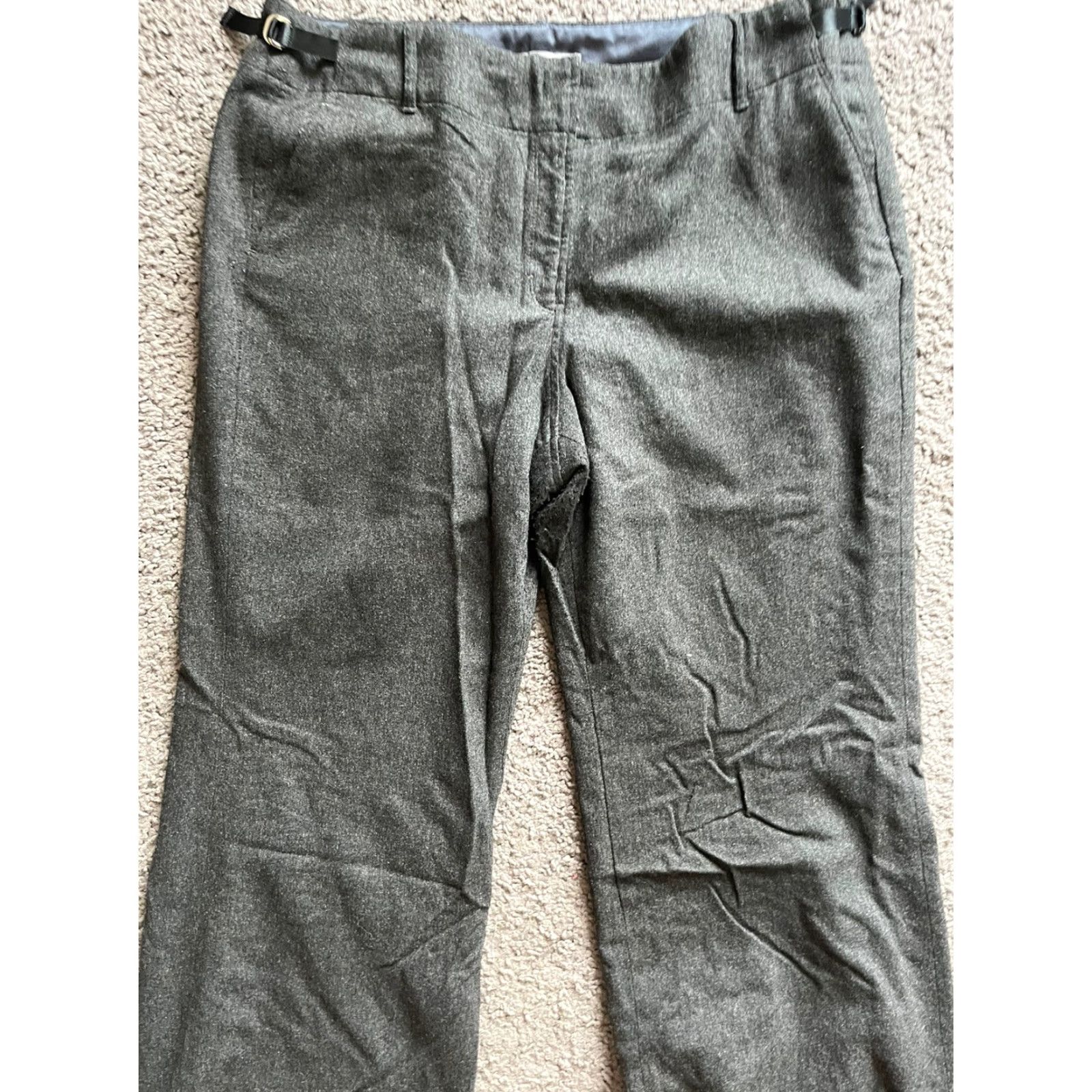 Ann Taylor Ann Taylor Dress Pants Trouser Pant Women 16 Gray Wool Pants Size 38" / US 16 / IT 52 - 2 Thumbnail