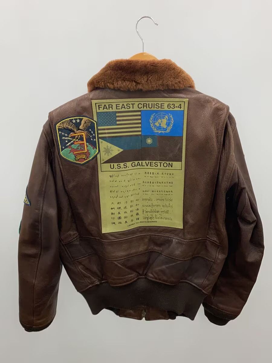 Avirex Avirex Plain Goat Leather Jacket Blouson Brown Size US L / EU 52-54 / 3 - 2 Thumbnail