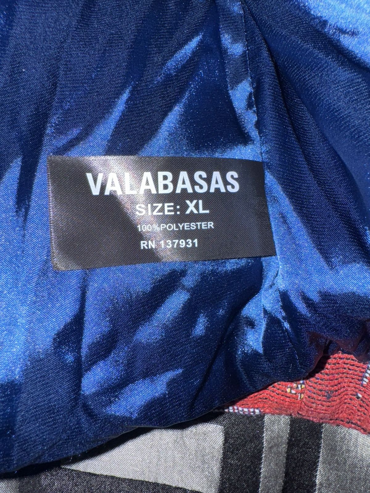 Valabasas Valabasas “IQ" RED TAPESTRY PUFFER JACKET Size US XL / EU 56 / 4 - 10 Thumbnail